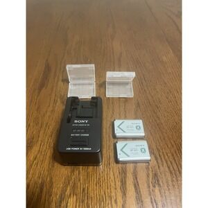 SONY Battery Charger BC-TRX with Sony Lithium Ion NP-BX1 Batteries (2) and Cases